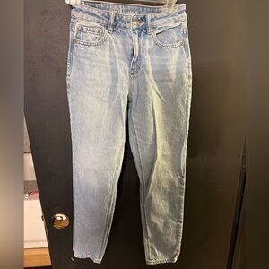 American Eagle Outfitters Sky Blue Straight Leg Jeans